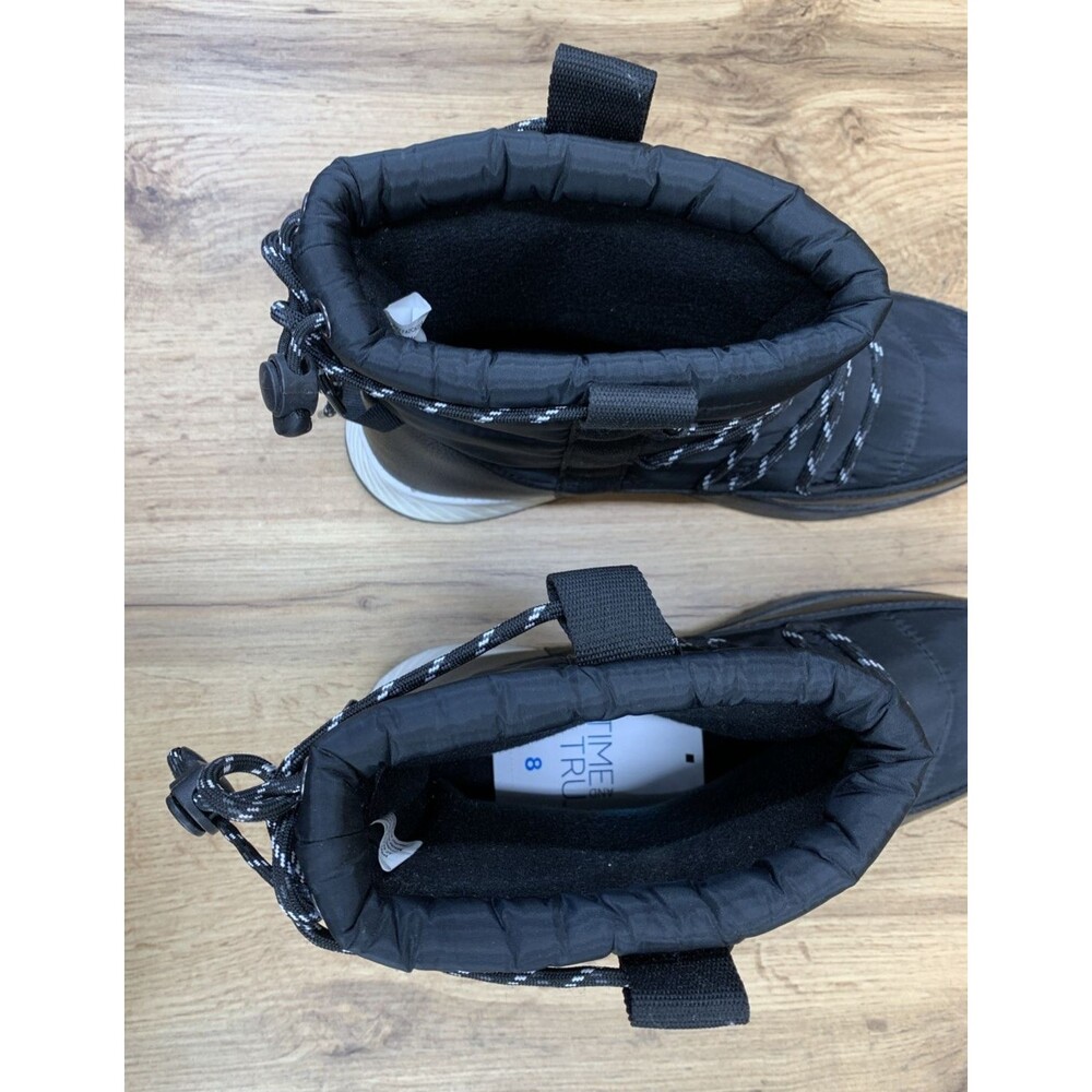Time And Tru Winter Puff Booties -5°F Temp Rated Skid Resistant Women Size 8 NWT - Picture 11 of 16